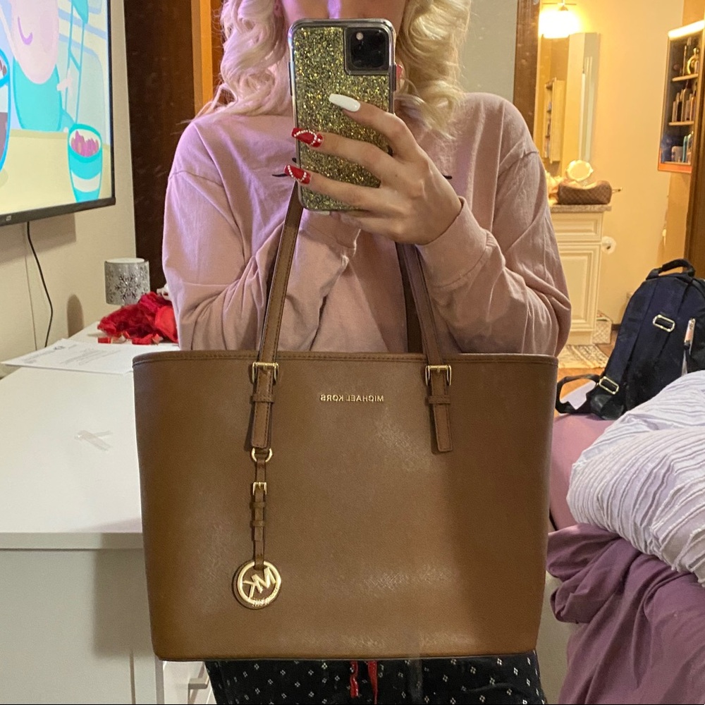 Brown MK handbag